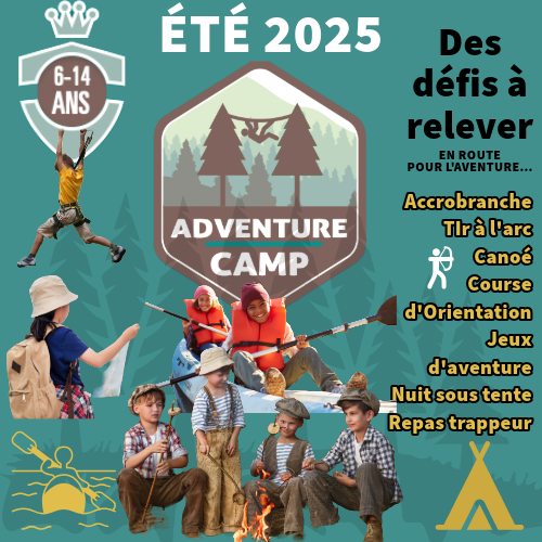ADVENTURE CAMP - Séjour Aventure (6-14 ans)